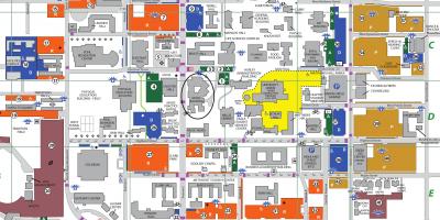 Универзитетот на Северна Тексас Далас мапа