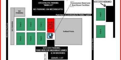 Карта на UTD паркинг
