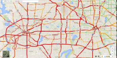 Карта на Далас сообраќај
