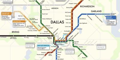 Карта на Далас метро