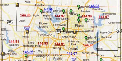 Далас Тексас поштенски код мапа