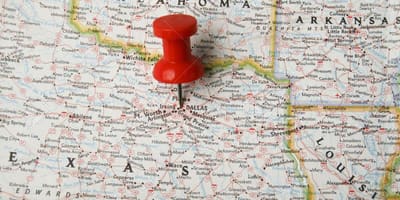 Далас на мапата